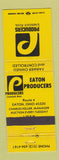 Matchbook Cover - Producers Livestock Association Eaton OH