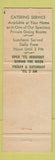 Matchbook Cover - Peerce's Plantation Phoenix MD