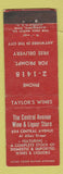 Matchbook Cover - Central Avenue Wine Liquor  WEAR