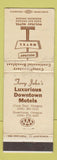 Matchbook Cover - Holiday Motel Coos Bay Roseburg OR WORN