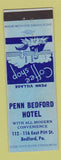 Matchbook Cover - Penn Bedford Hotel Bedford PA
