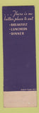 Matchbook Cover - North Shore Hotel Evanston IL SAMPLE