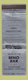 Matchbook Cover - Reno Bar Columbus NE WEAR
