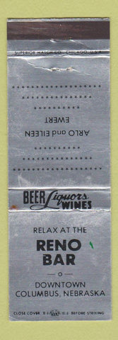 Matchbook Cover - Reno Bar Columbus NE WEAR