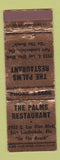 Matchbook Cover - Palms Restaurant Fort Lauderdale FL WEAR
