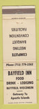 Matchbook Cover - Bayfield Inn WI