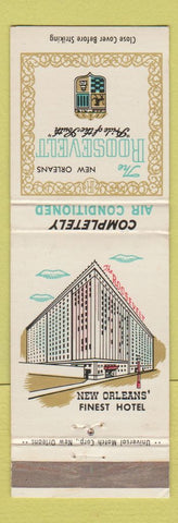 Matchbook Cover - Roosevelt Hotel New Orleans LA