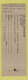 Matchbook Cover - Utilite Utility Light St Louis MO Merdis