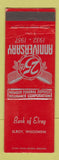 Matchbook Cover - Bank of Elroy WI