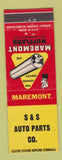 Matchbook Cover - Maremont Mufflers S&S Auto Parts