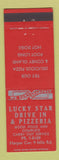 Matchbook Cover - Lucky Star Drive Inn Pizza Detroit?