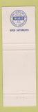 Matchbook Cover - Washington Federal Savings Cleveland OH