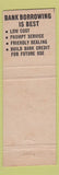 Matchbook Cover - St Joseph Bank and Trust  South Bend IN