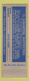 Matchbook Cover - Samaritan Institution Cleveland OH Alcohol Addiction