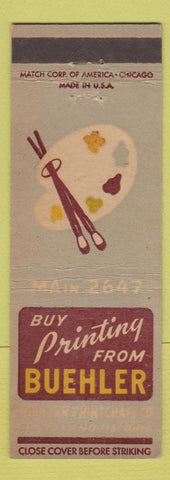 Matchbook Cover - Buehler Printing Cleveland OH