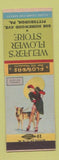 Matchbook Cover - Welfer's Flower Store Pittsburgh PA pinup