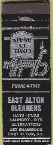 Matchbook Cover - East Alton Cleaners IL