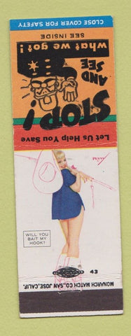Matchbook Cover - Stop and See What We Got pinup