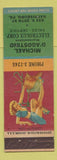 Matchbook Cover - Michael D'Agostino Electrolux Corp Harrisburg PA pinup 1943