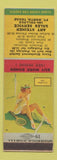 Matchbook Cover - Art Steiner Sales Service Fort Worth TX pinup WWII