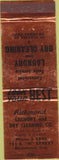 Matchbook Cover - Richmond Dry Cleaning Richmond IN