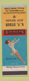 Matchbook Cover - VF Staud Auto Repair Pittsburgh PA pinup WWII theme