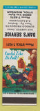 Matchbook Cover - Dan's Service Sunoco oil gas Utica MI Hillbilly SAMPLE