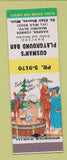 Matchbook Cover - Cusman's Playground Bar St Clair Shores MI Hillbilly SAMPLE