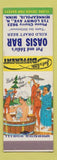 Matchbook Cover - Pat and Eddie's Oasis Bar Minneapolis MN Hillbilly SAMPLE