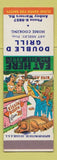 Matchbook Cover - Double D Grill Camillus NY Hillbilly SAMPLE