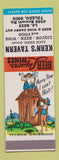 Matchbook Cover - Kern's Tavern Toledo OH Hillbilly SAMPLE