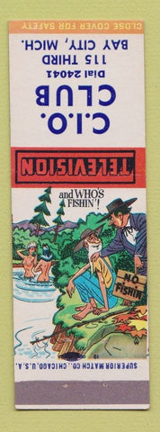 Matchbook Cover - CIO Club Bay City MI Hillbilly SAMPLE