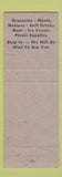 Matchbook Cover - Holder's 911 Market Evansville IN Hillbilly SAMPLE