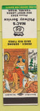 Matchbook Cover - Mac's Phillips 66 oil gas Yakima WA Hillbilly SAMPLE
