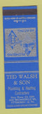 Matchbook Cover - Ted Walsh Plumbing Heating Pittsburgh PA