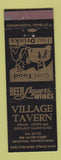 Matchbook Cover - Village Tavern Meadville PA