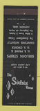 Matchbook Cover - The Sirloin Room Jackson MS