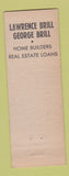 Matchbook Cover - Lawrence Brill Real Estate Insurance Racine WI
