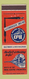 Matchbook Cover - B&O Railroad Baltimore and Ohio