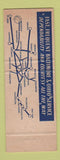Matchbook Cover - B&O Railroad Baltimore and Ohio