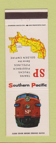 Matchbook Cover - Southern Pacific Railroad