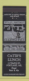 Matchbook Cover - Catir's Lunch Portland ME Italian