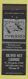 Matchbook Cover - Silver Hat Lounge Chicago IL