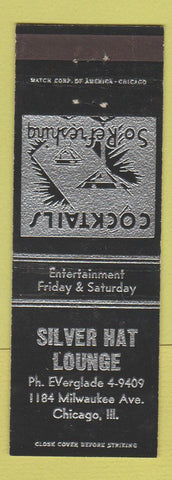 Matchbook Cover - Silver Hat Lounge Chicago IL