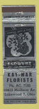 Matchbook Cover - Kay Mar Florist Flowers Lakewood OH WEAR