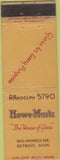 Matchbook Cover - Howe Martz House of Glass Detroit MI WEAR
