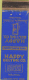 Matchbook Cover - Happy Beltiing Co Tulsa OK WEAR