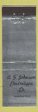 Matchbook Cover - AG Johnson Electrotype Minneapolis MN