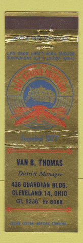 Matchbook Cover - Van B Thomas American United Life Insurance Cleveland OH