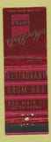 Matchbook Cover - Mac Doel's Restaurant Buffalo NY WEAR